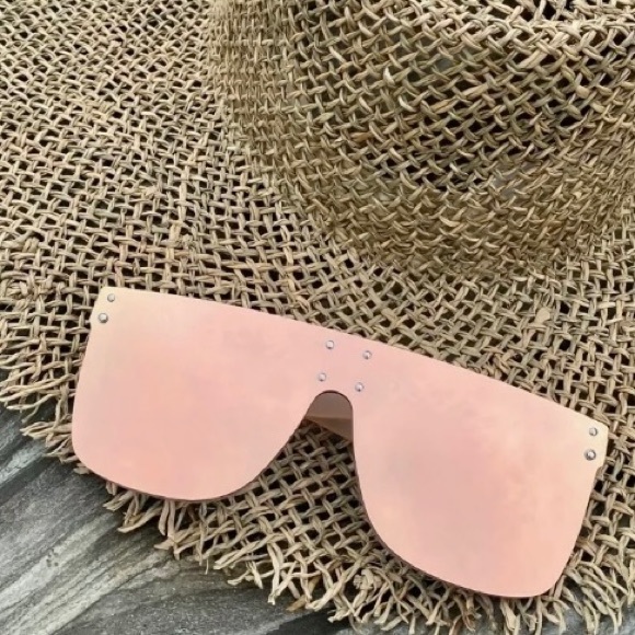 THE FRENCH CONNECTION🕶BRIGHT PINK MIRROR SUNNIES-NEW - Picture 5 of 10